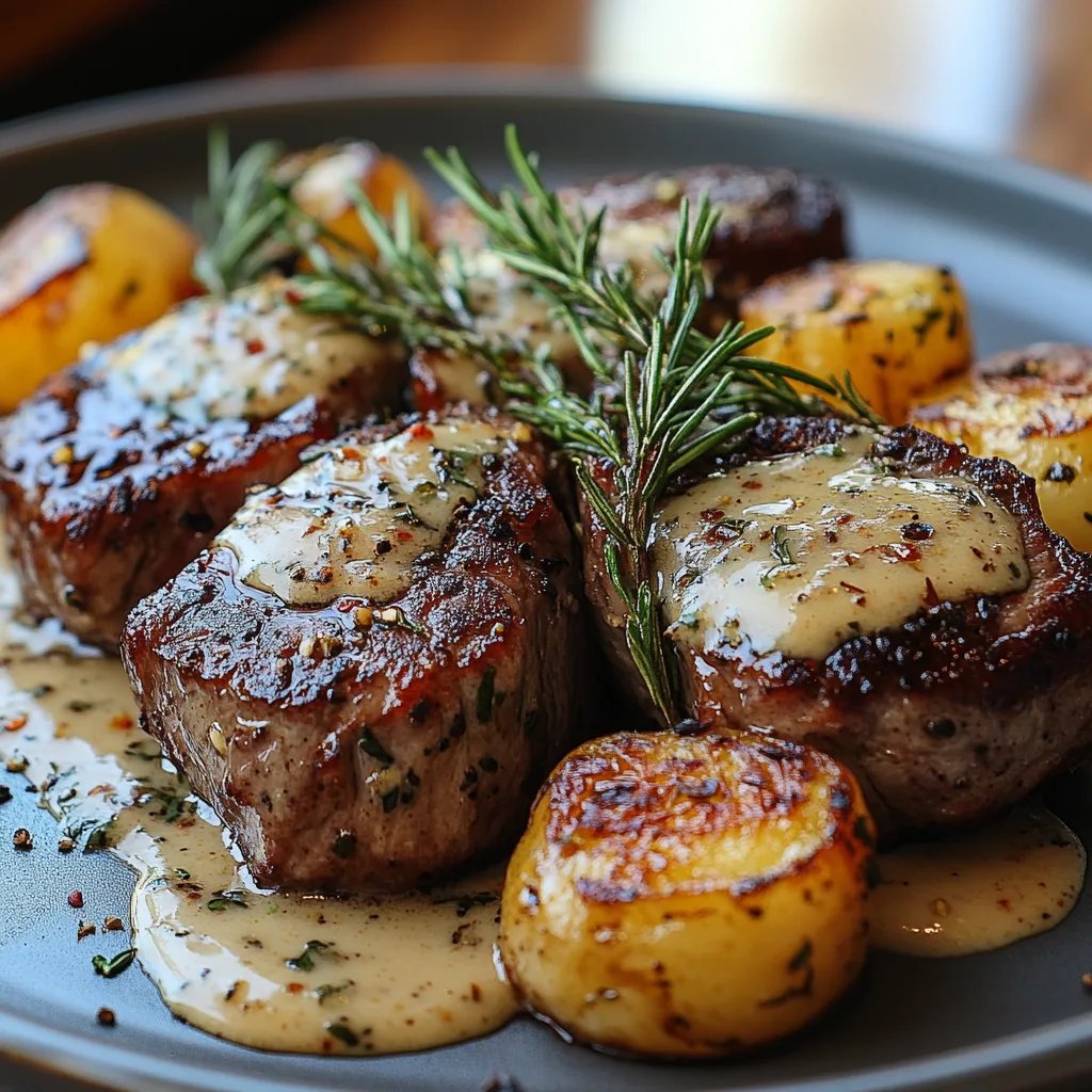 Filet de Bœuf avec Sauce Crémeuse au Raifort : Une Recette Incroyable Ultime