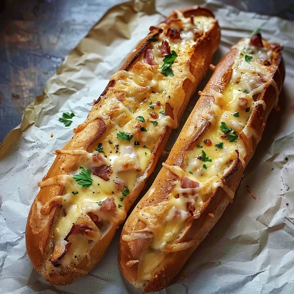 Baguettes Gourmandes Lardons-Fromage