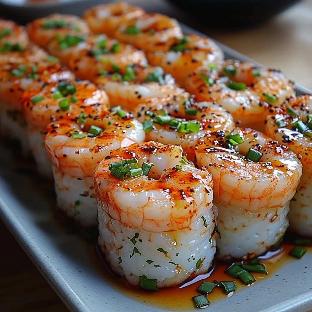Empilements de Sushi Épicés aux Crevettes : Une Recette Incroyable Ultime