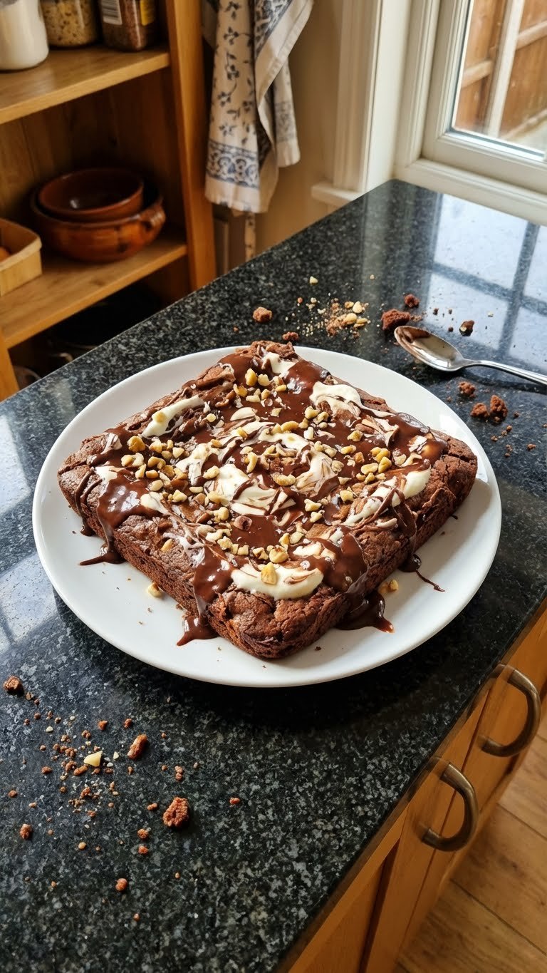 Sundae Brownie au Fromage Blanc Audacieux