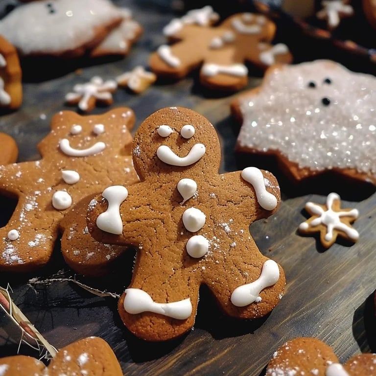 Biscuits bonhomme en pain d’épices