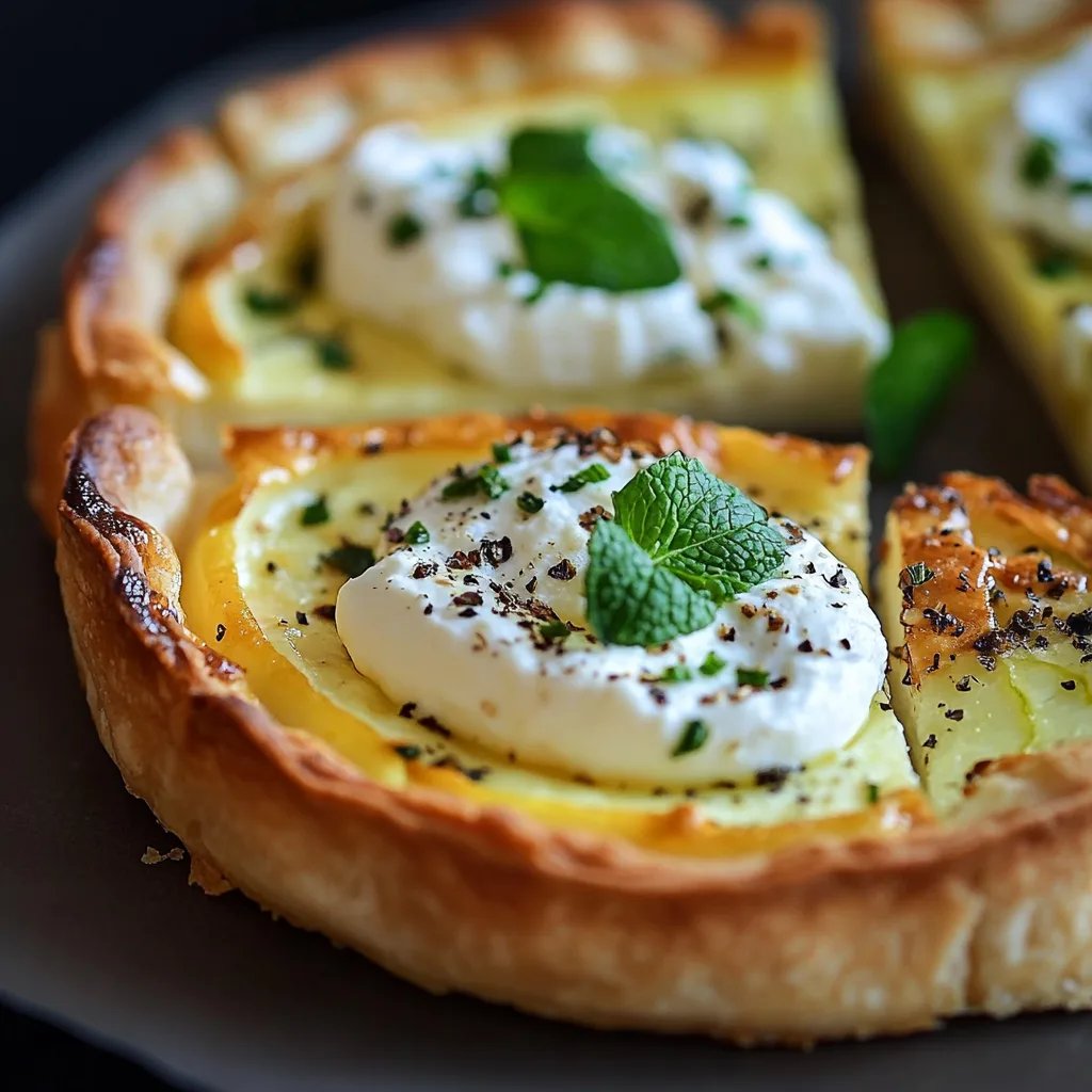 Tarte Courgette Ricotta et Menthe Fraîche : Une Recette Incroyable Ultime