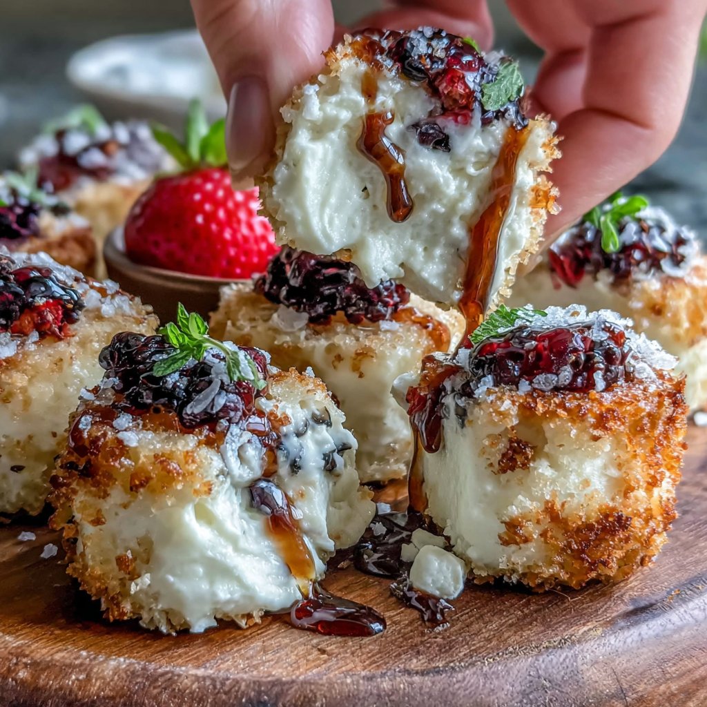 Bouchées croustillantes de yaourt glacé