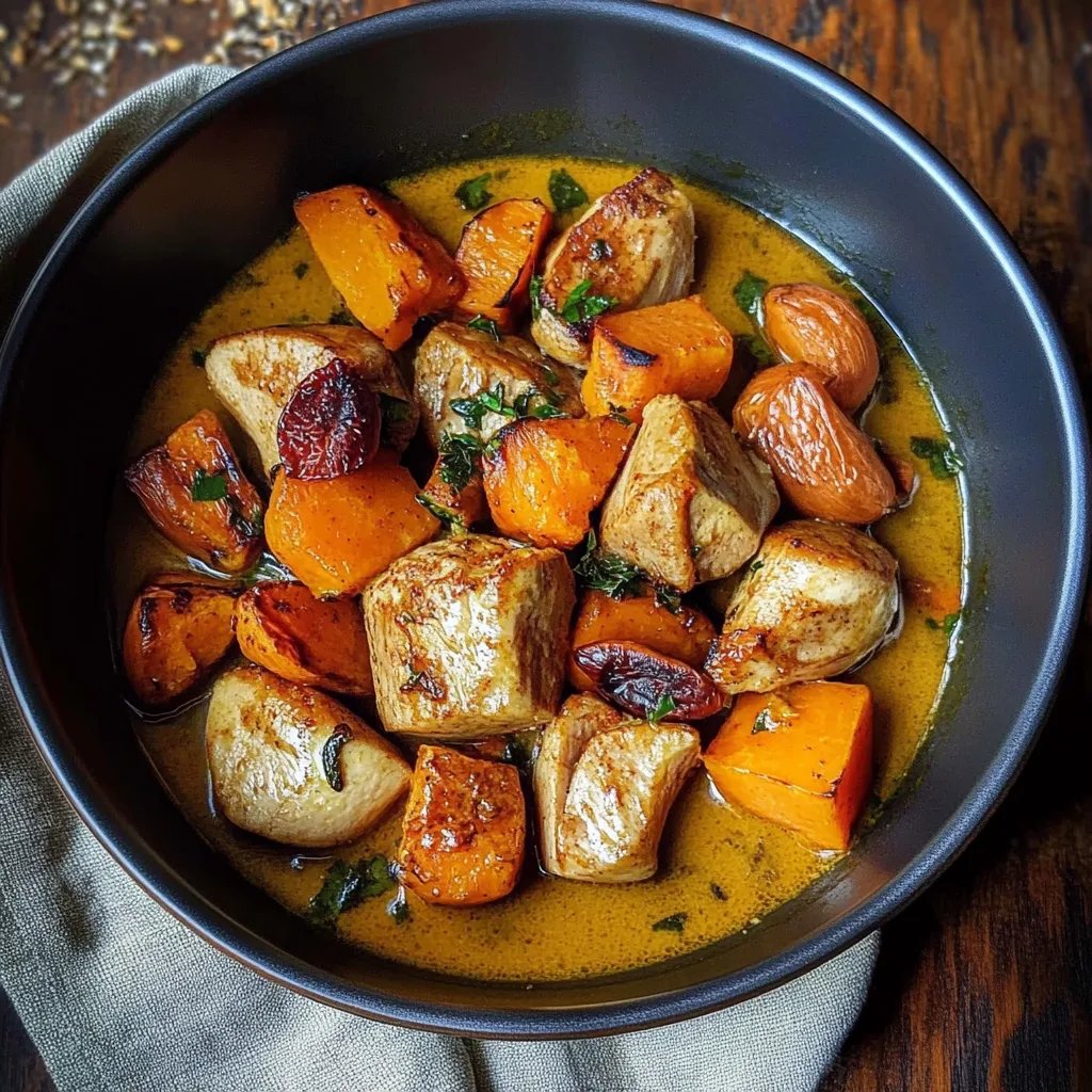 Blanquette de Dinde Automnale au Potiron et Marrons : Une Recette Incroyable Ultime