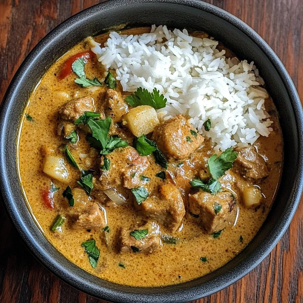 Curry de Porc Léger au Lait de Coco et Noix de Cajou : Une Recette Incroyable Essentielle