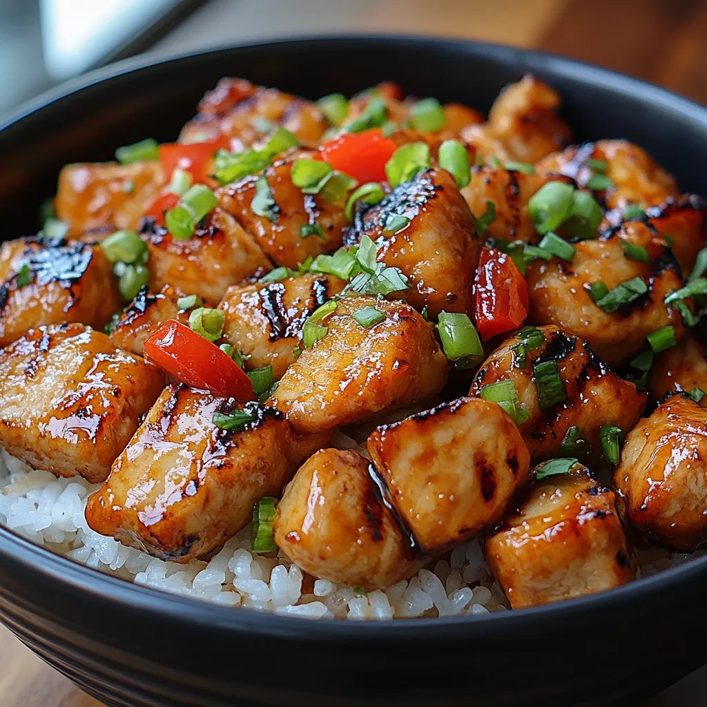 Riz au Poulet BBQ au Miel : Une Recette Incroyable Ultime