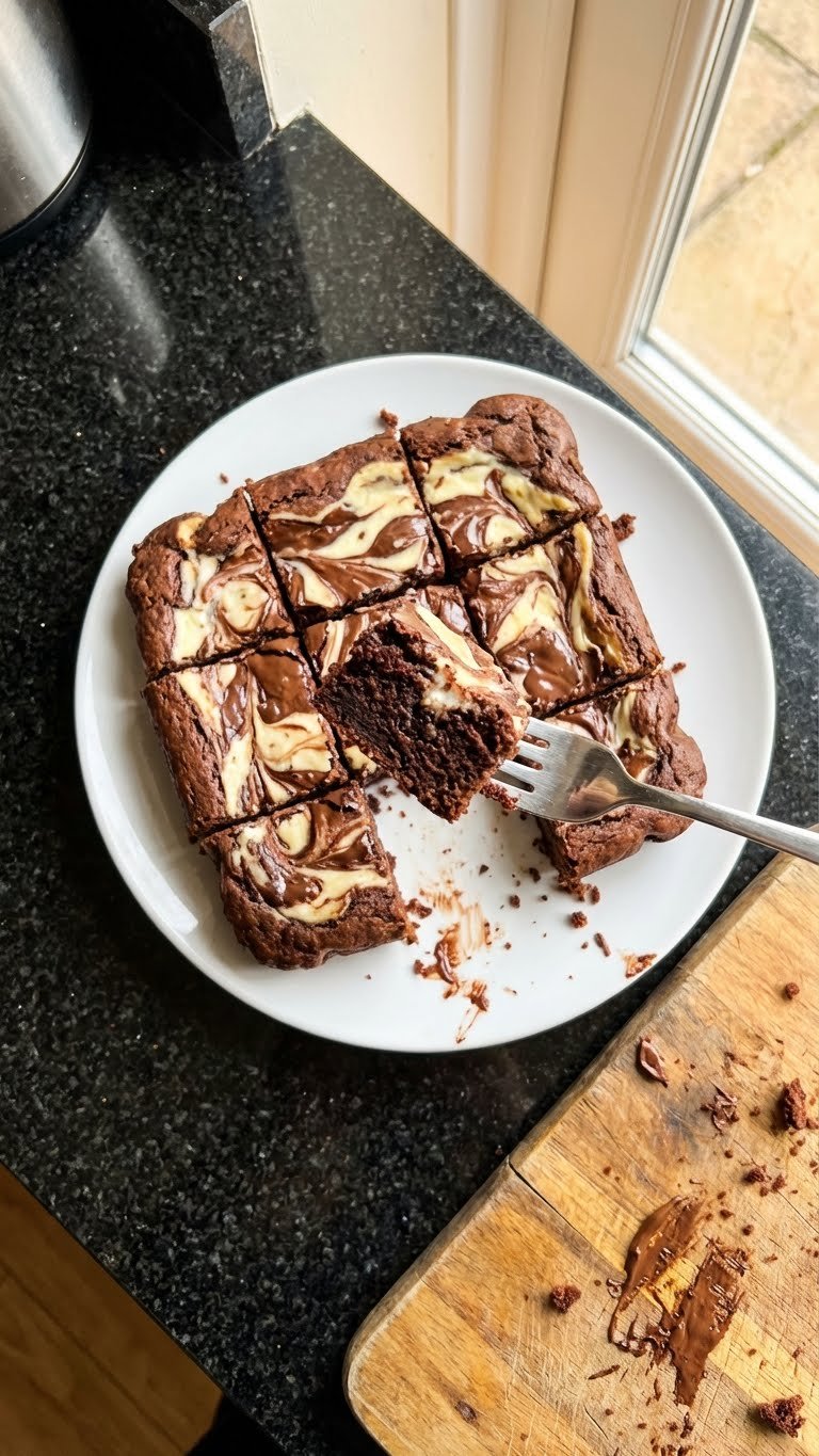 Brownies Fudge au Fromage Blanc Décadents