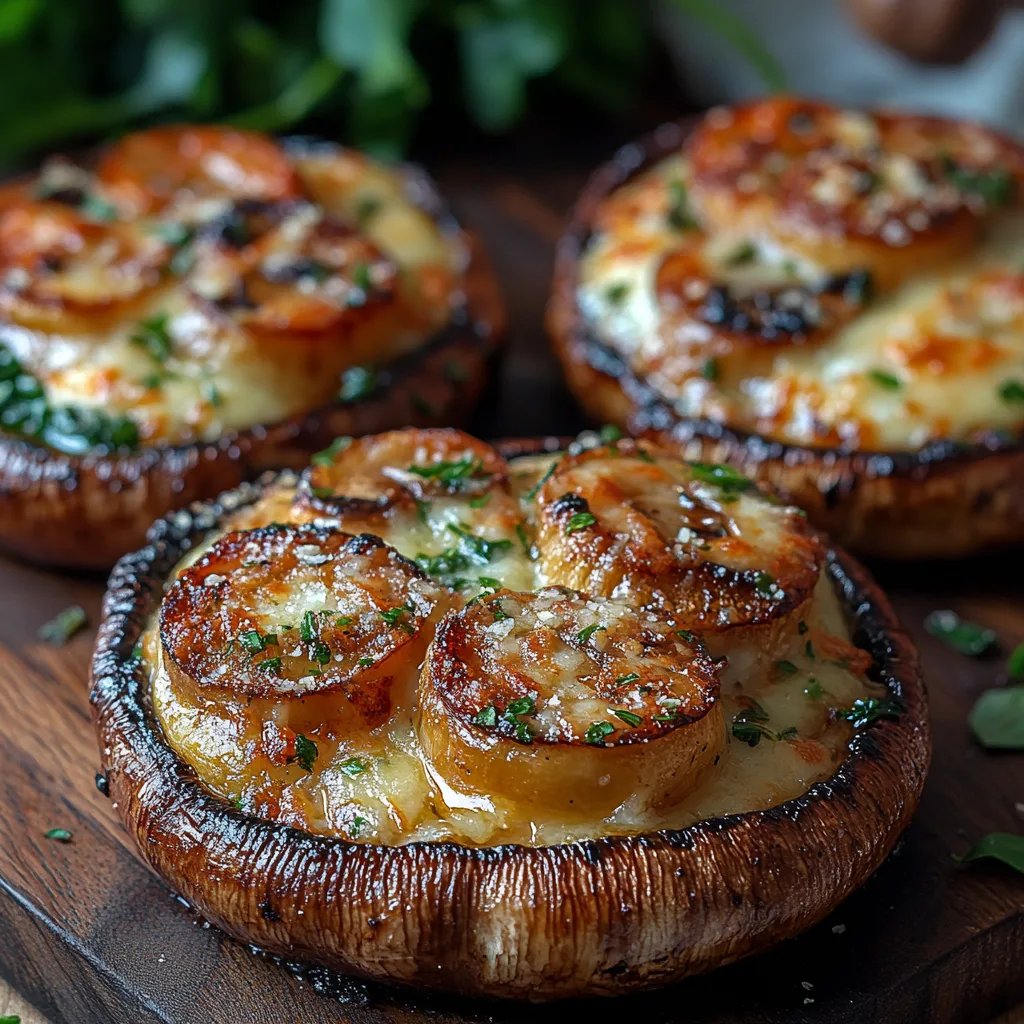 Champignons Portobello Farcis : Une Recette Incroyable Ultime à Découvrir