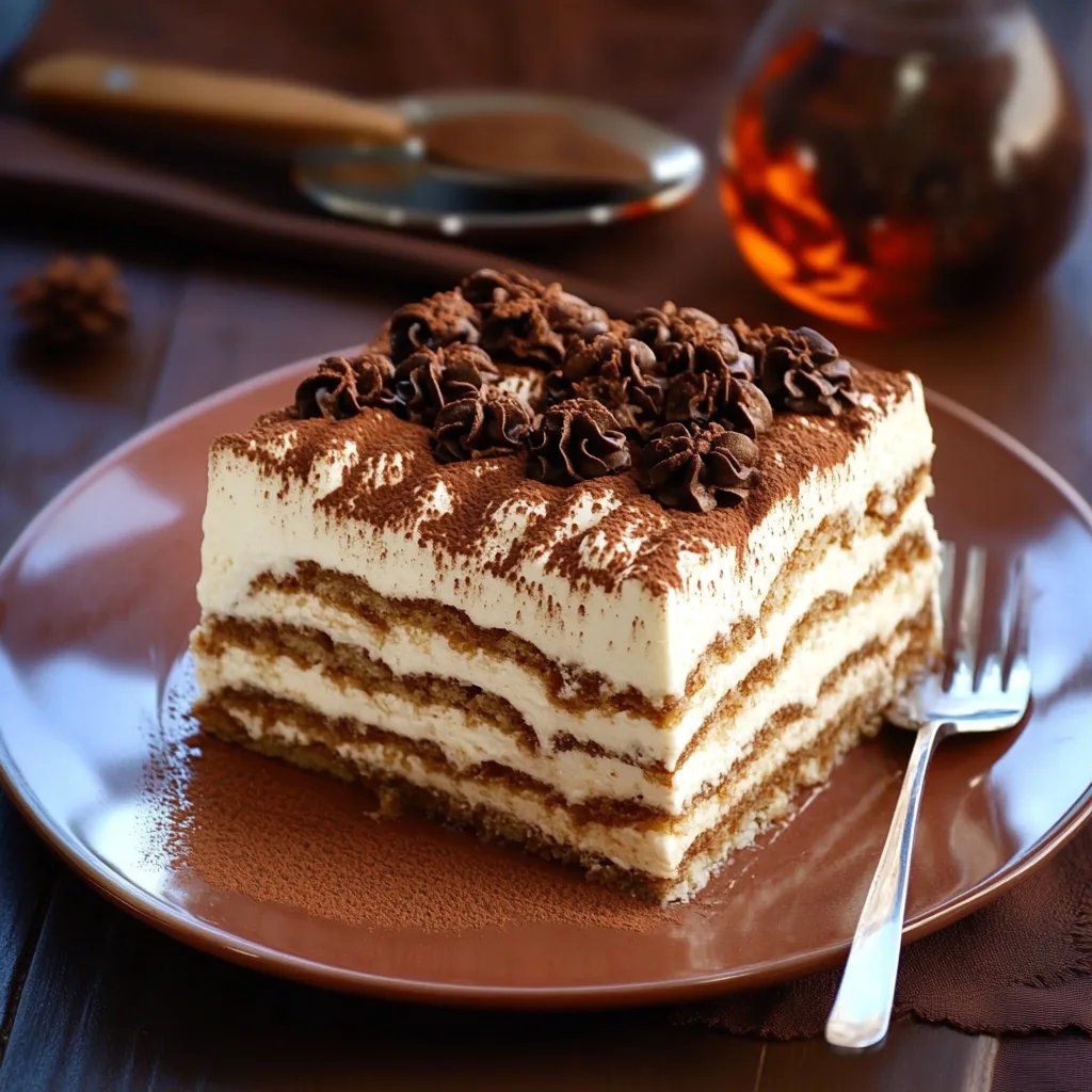 Tiramisu au Gâteau à Étages : Une Recette Incroyable Ultime