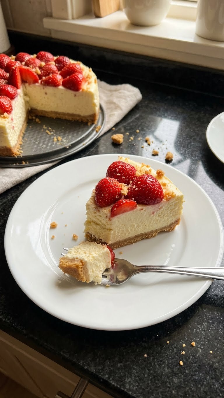Cheesecake aux Fraises de Galentine