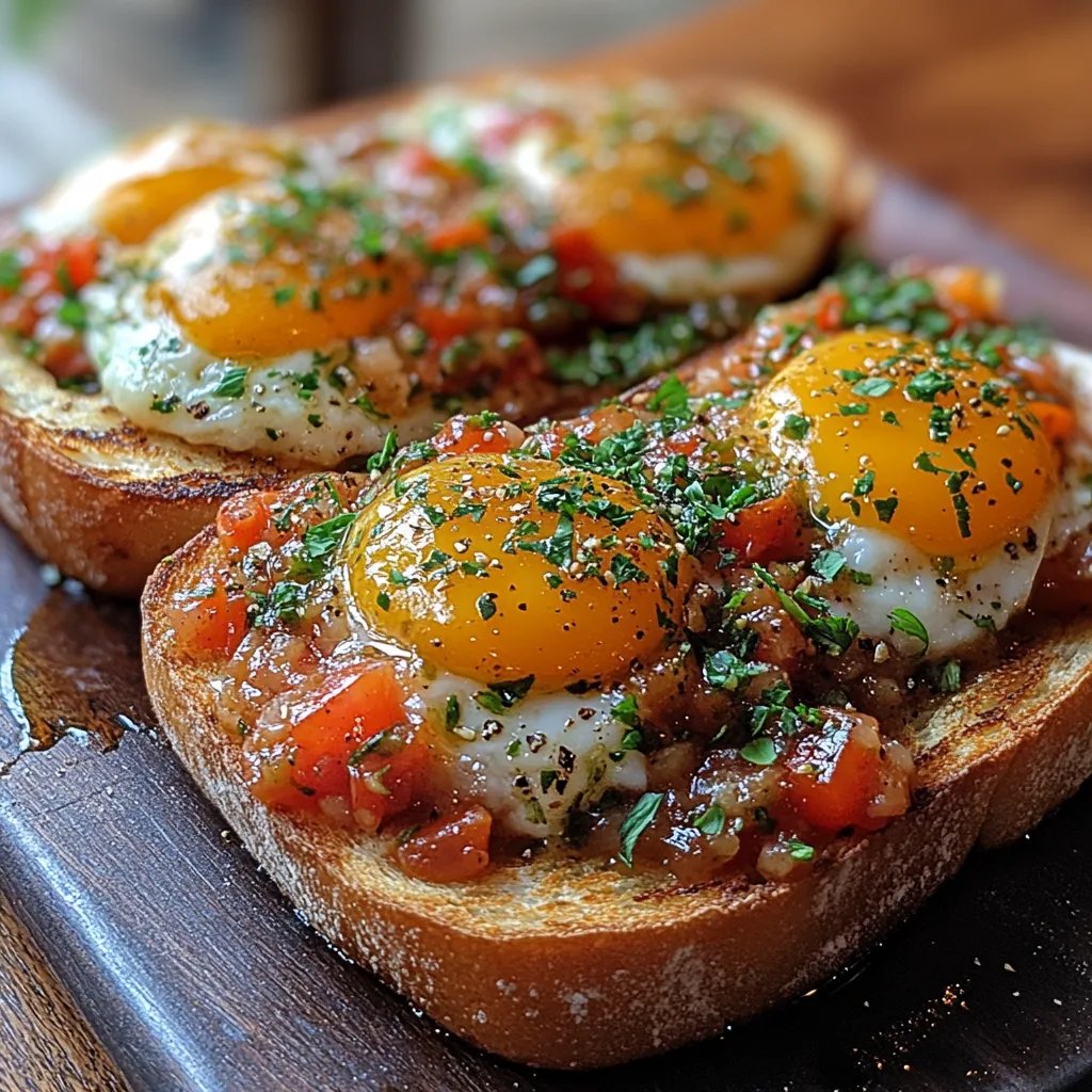 Tartine de Shakshouka pour le Petit-Déjeuner : Une Recette Incroyable Ultime