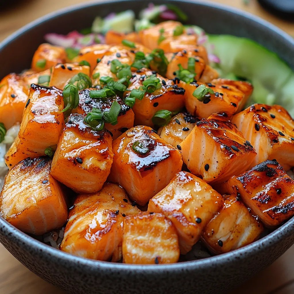 Bols de Saumon Bang Bang à la Friteuse à Air : Une Recette Incroyable Ultime