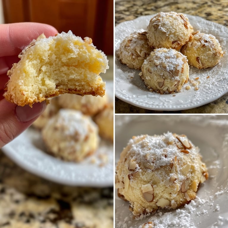 Polvorones maison aux amandes