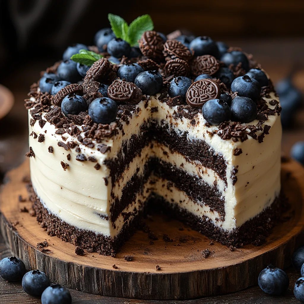 Gâteau Cookies et Cream avec Croûte Oreo : Une Recette Incroyable Ultime