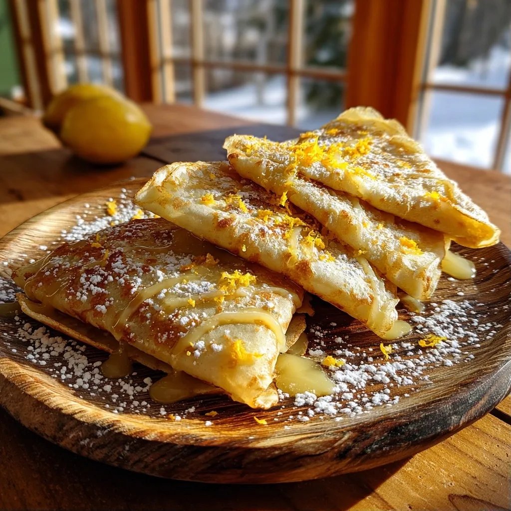 Crêpes citron sucre