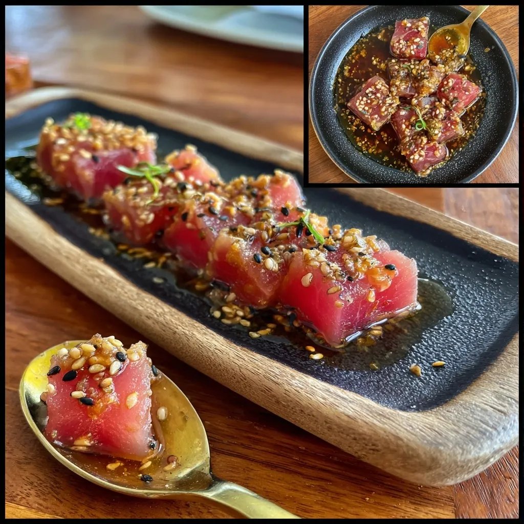 Tartare thon soja sésame