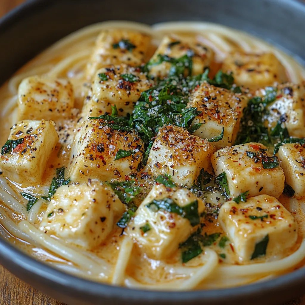 Pâtes Crémeuses au Tofu : Une Recette Incroyable Ultime