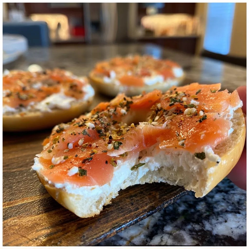 Bagel saumon fromage frais