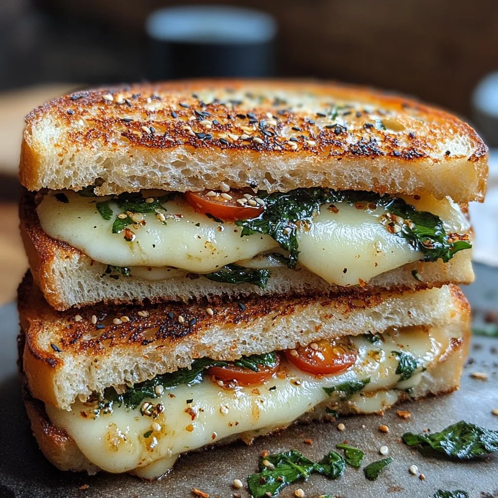 Sandwich Grillé à la Feta et aux Épinards : Une Recette Incroyable Ultime