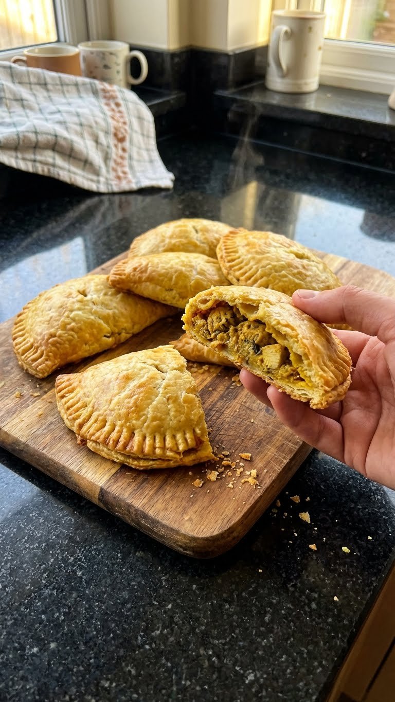 Patties Jamaïcains au Poulet Curry