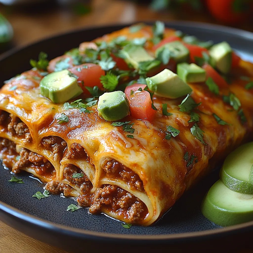 Enchiladas de Bœuf Haché au Fromage Faciles : Une Recette Incroyable Ultime