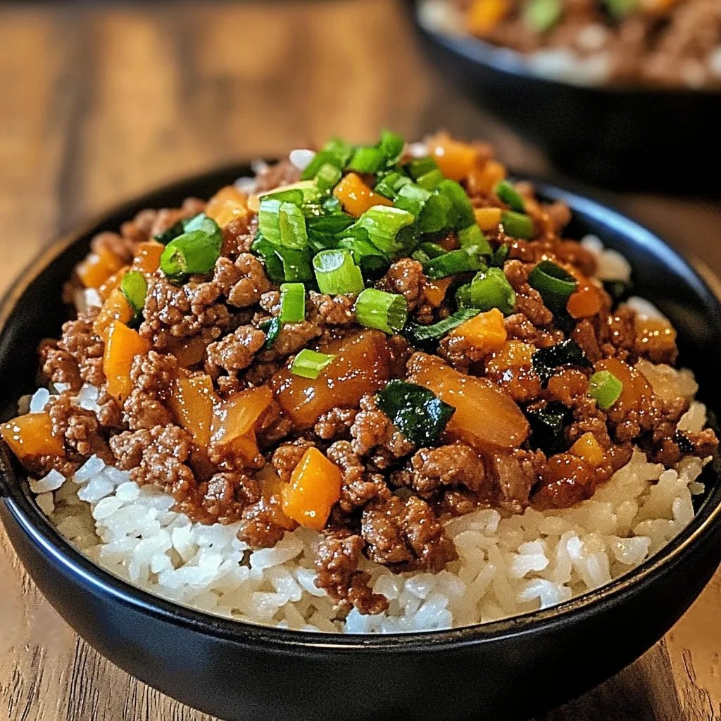 Bœuf Haché à la Coréenne : Une Recette Incroyable et Ultime