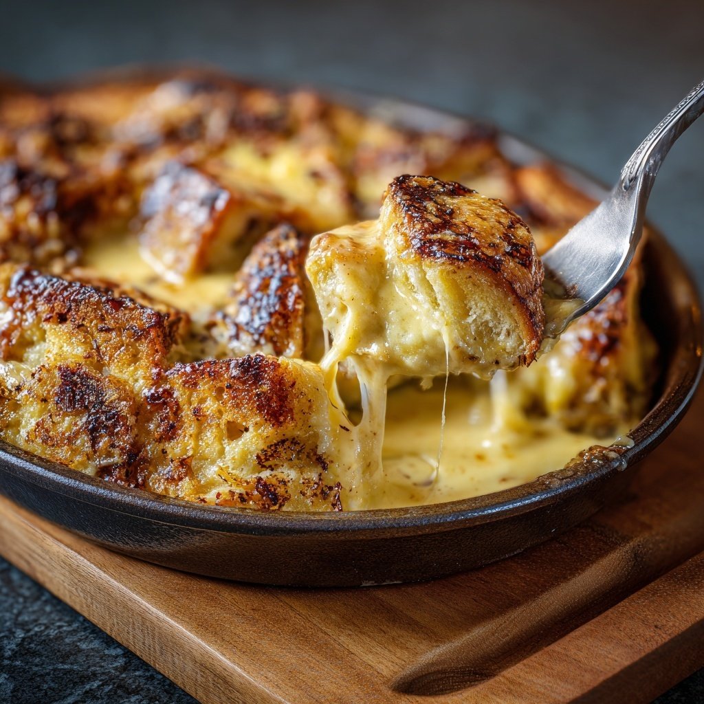 Gratin de croissants façon pain perdu