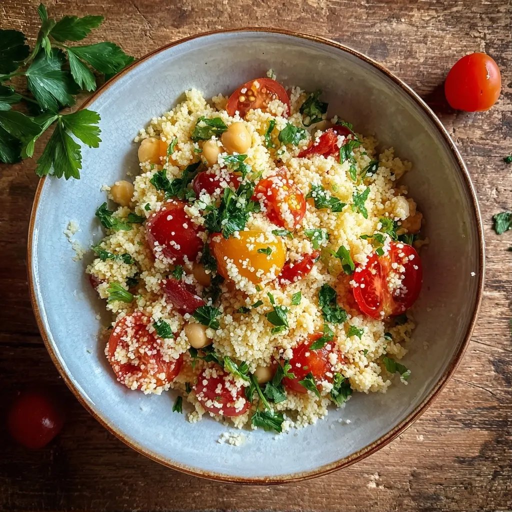 Couscous froid pois chiches