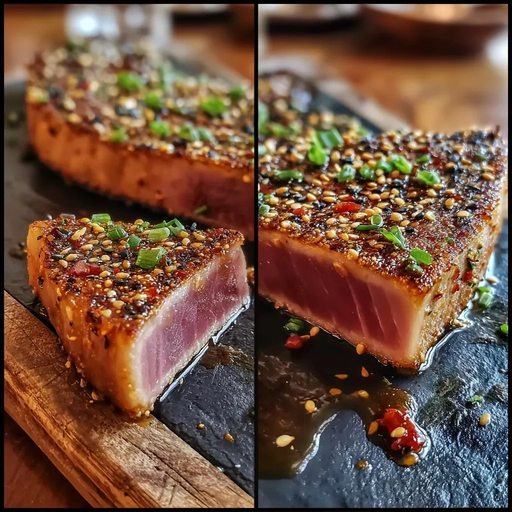 Pavé de thon snacké