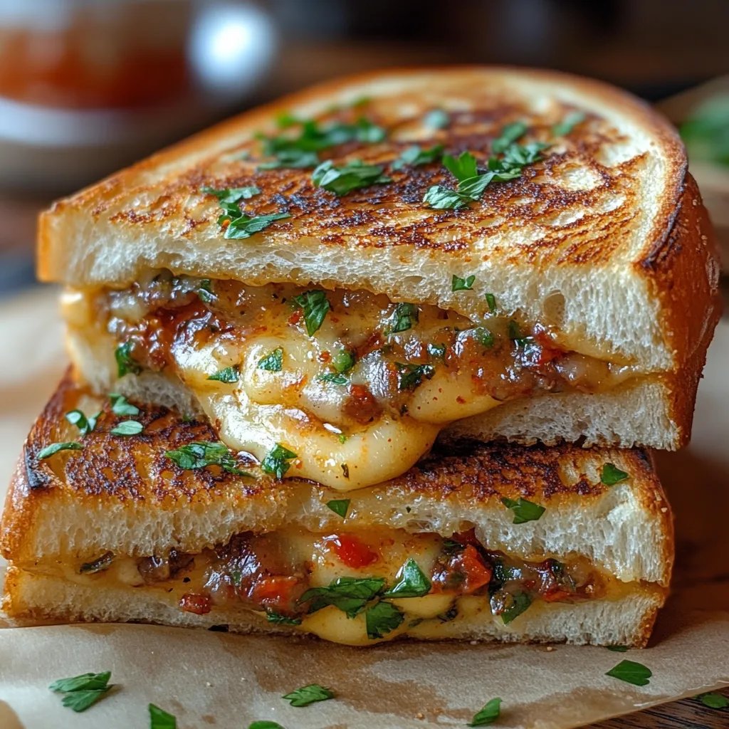 Sandwich au Fromage Grillé Épicé : Une Recette Incroyable Ultime