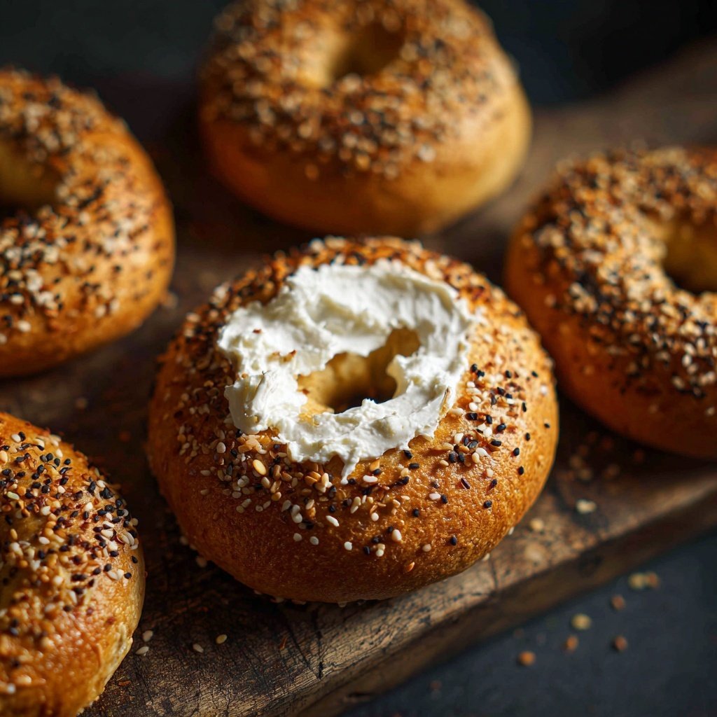 Bagels au yaourt grec riches en protéines