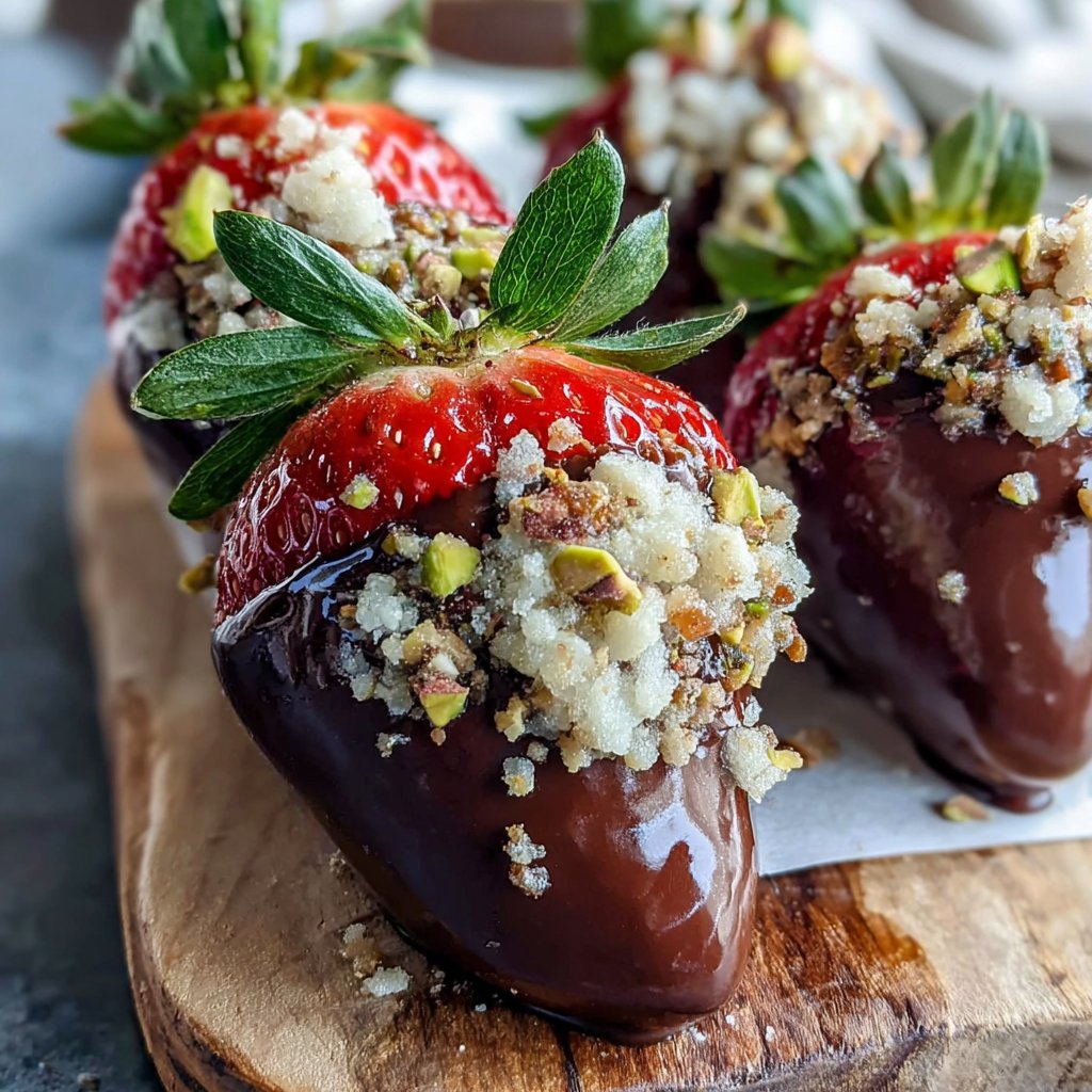 Grandes fraises enrobées de chocolat de Dubaï