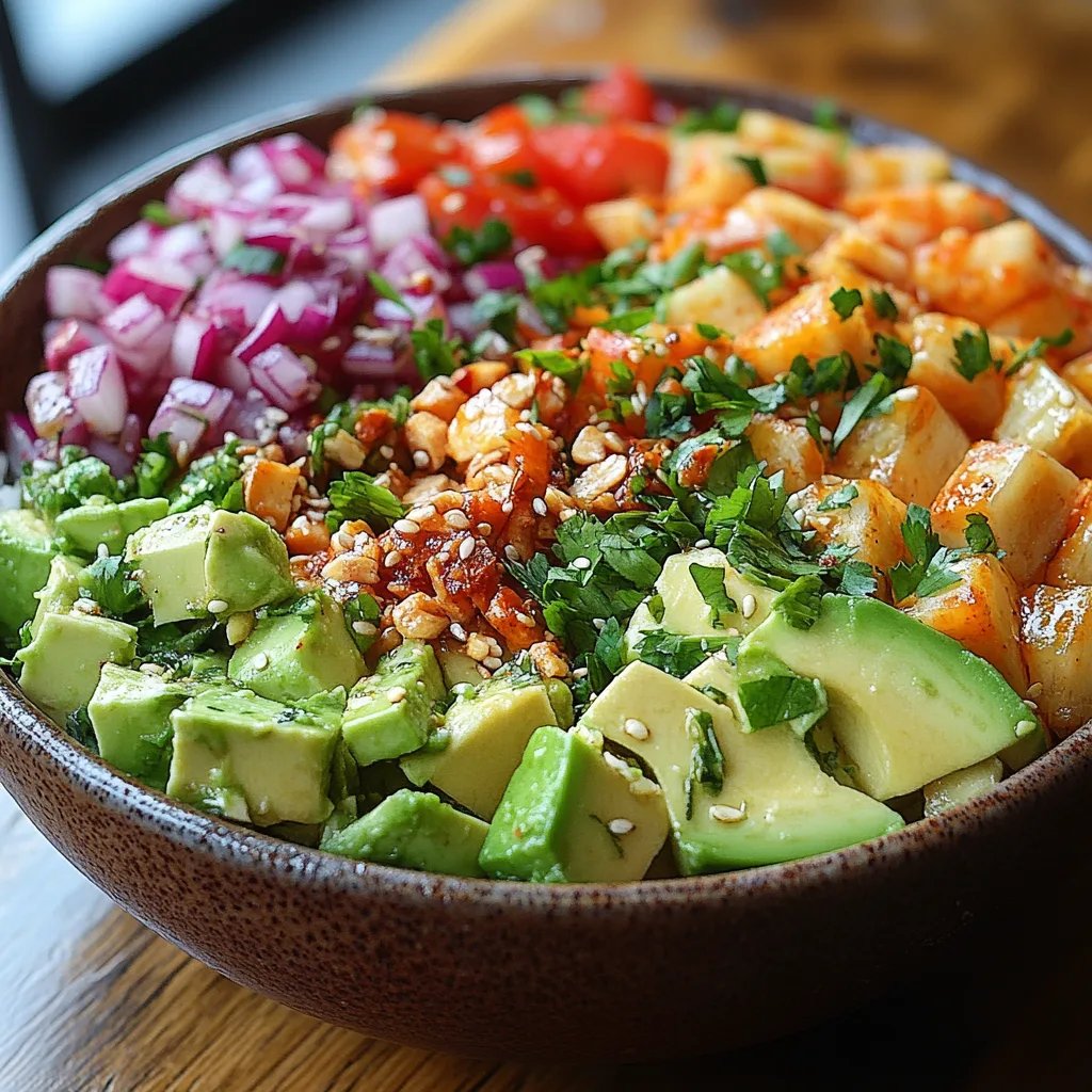 Salade Croustillante Thaïlandaise à l’Avocat : Un Mélange Incroyable et Ultime