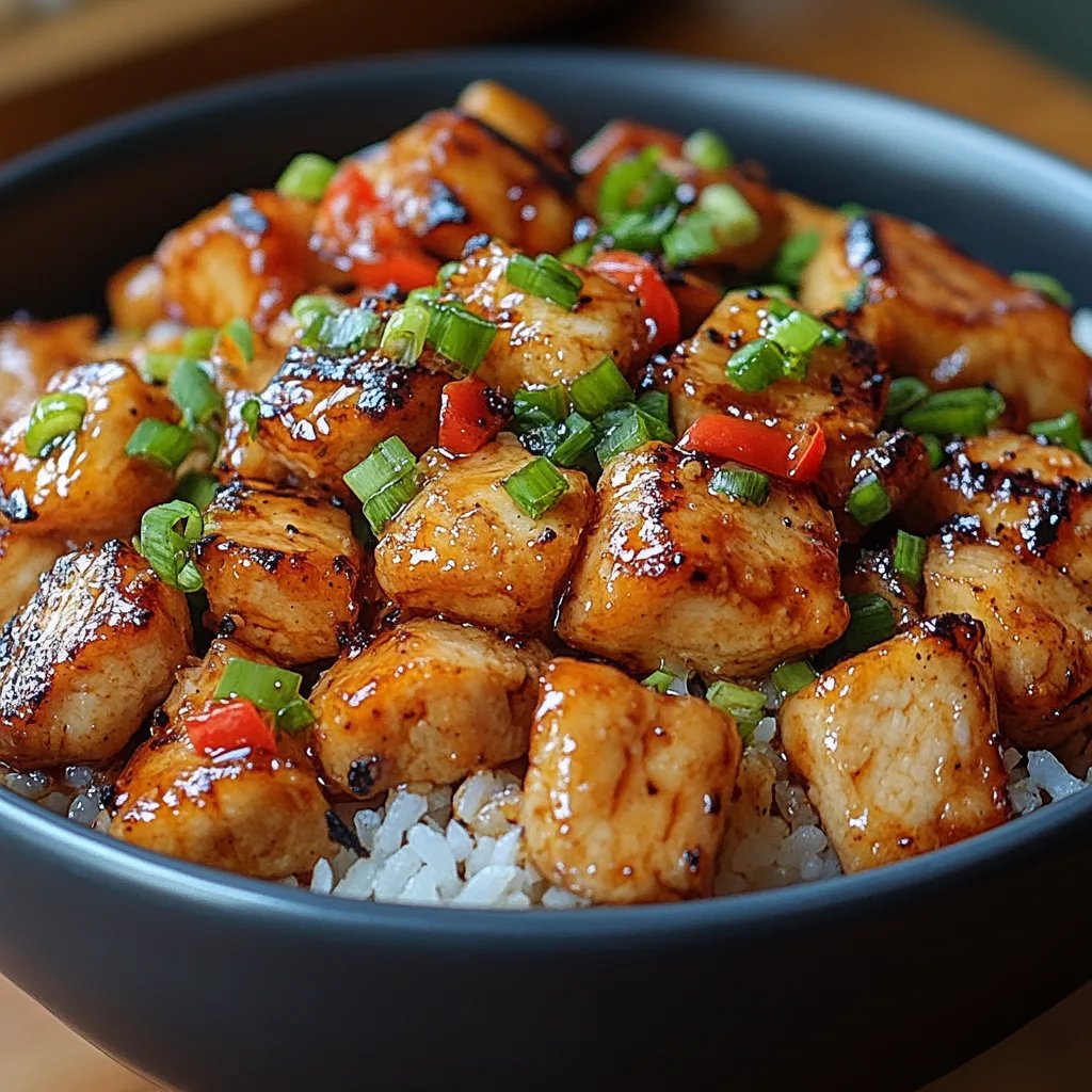 Riz au Poulet BBQ au Miel : Une Recette Incroyable Ultime