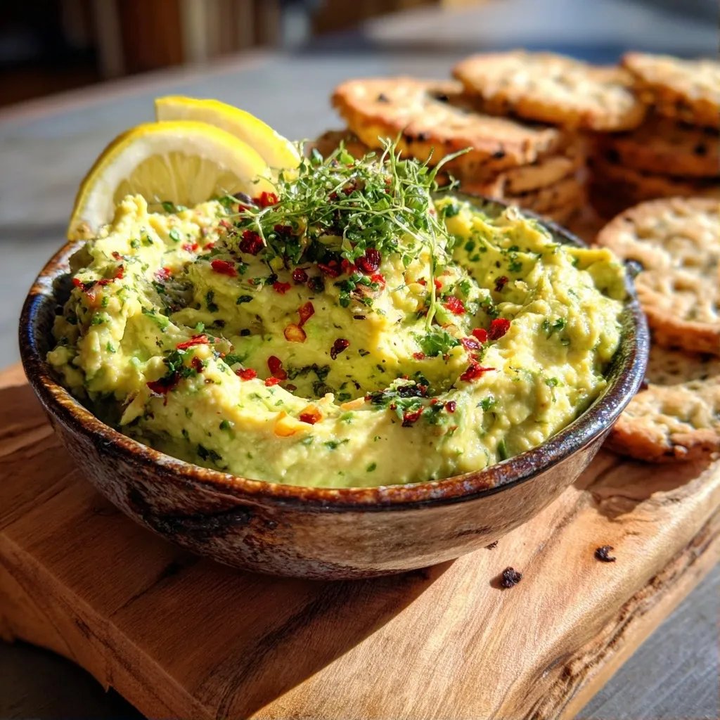 Dip avocat citron piment