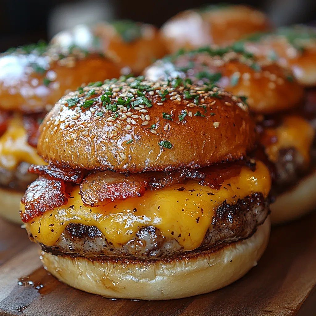 Mini Burgers de Petit-Déjeuner : Une Recette Ultime Incroyable