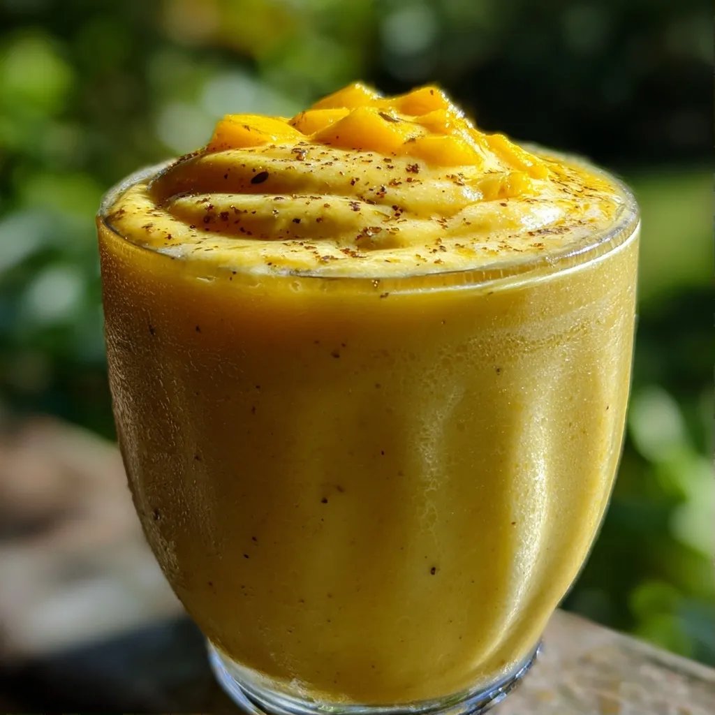 Lassi mangue cardamome