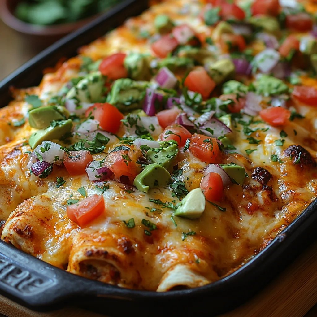 Casserole de Burrito au Poulet : Une Recette Incroyable Ultime à 5 Ingrédients