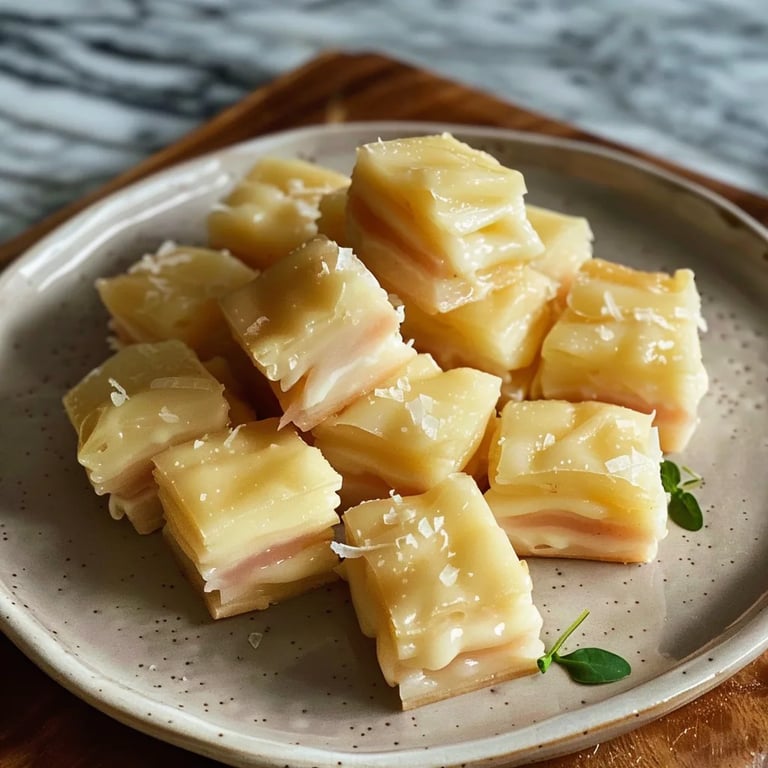 Petits feuilletés à la dinde et au fromage