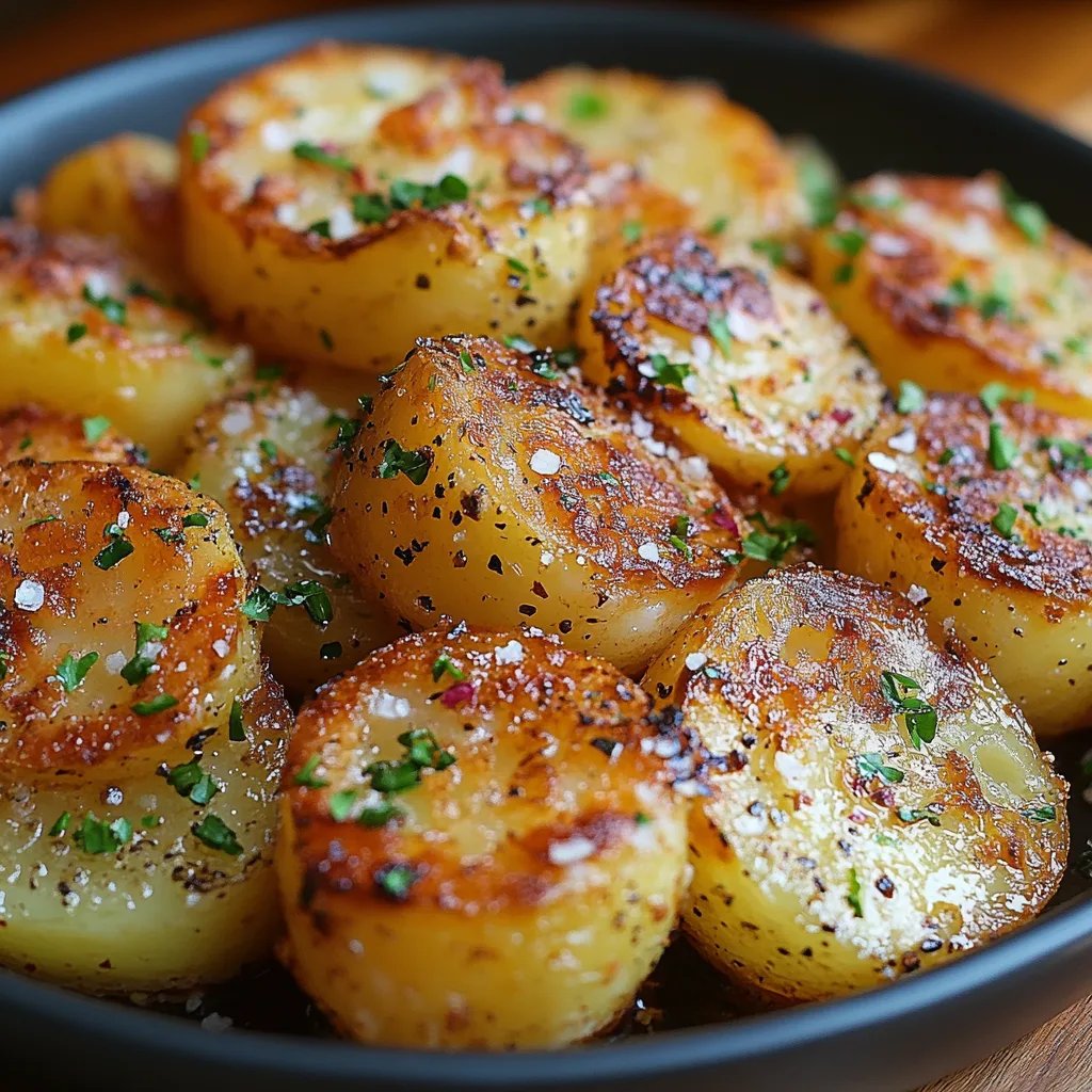 Pommes de Terre Écrasées Croustillantes et Rapides : Une Recette Incroyable Ultime