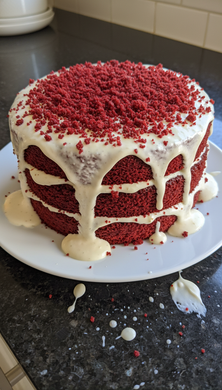 Gâteau Velours Rouge Décadent de Galentine