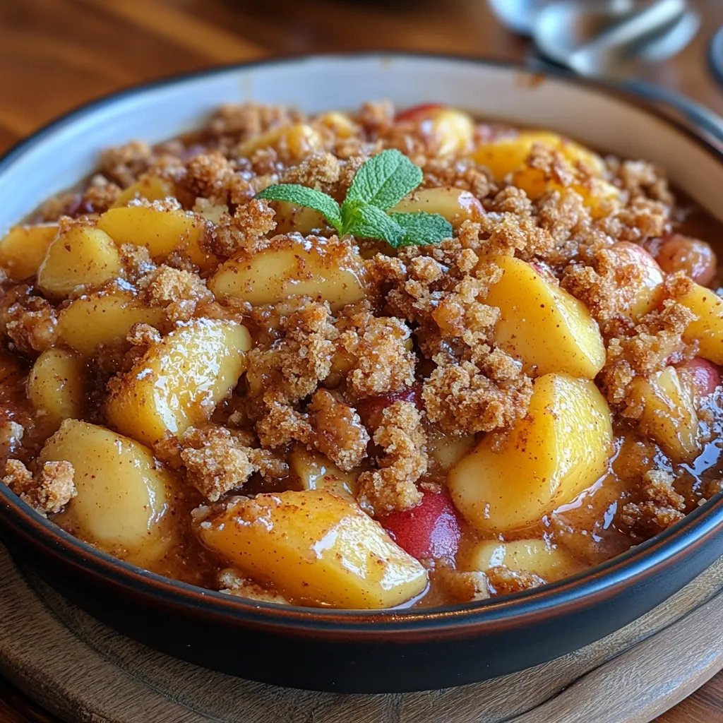 Crumble de Pêches Sans Sucre : Une Recette Incroyable Ultime