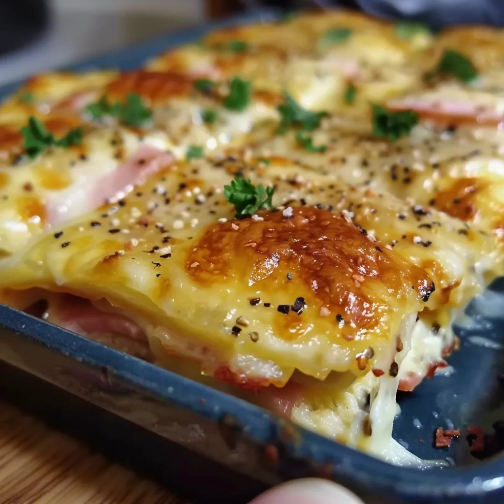 Petits feuilletés au fromage à raclette et au jambon