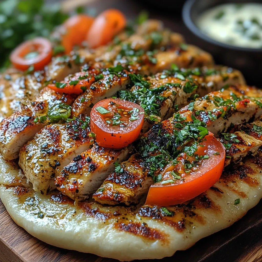 Shawarma de Poulet avec Sauce à l'Ail Crémeuse : Une Recette Incroyable Ultime