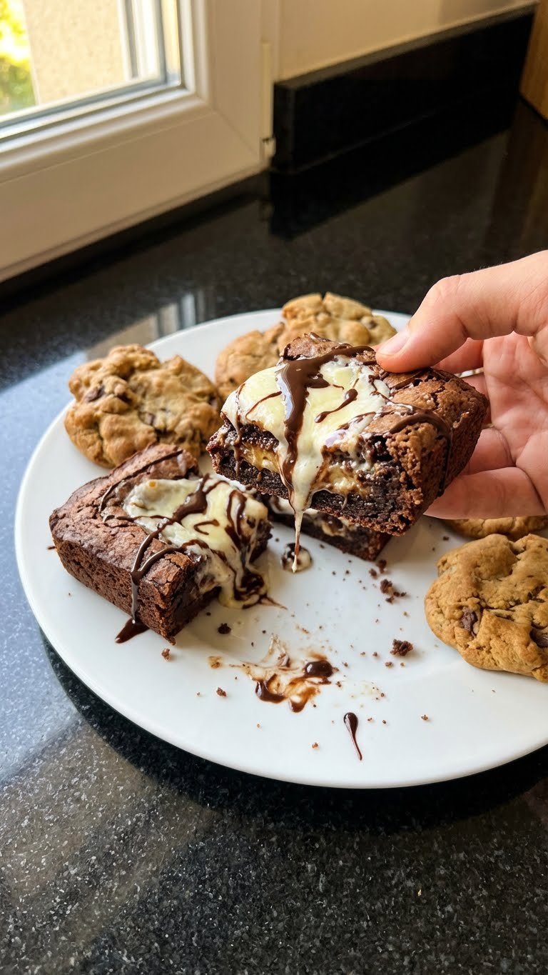 Cookies et Brownies au Fromage Blanc